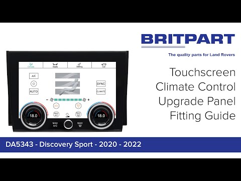 DA5343 - Touchscreen Climate Control Upgrade Panel - Discovery Sport -  2020 - 2022 Thumbnail
