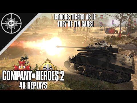 BRITISH ANTI-TANK GIVES JERRY A PROPER THRASHING! - Company of Heroes 2 4K Replays #136