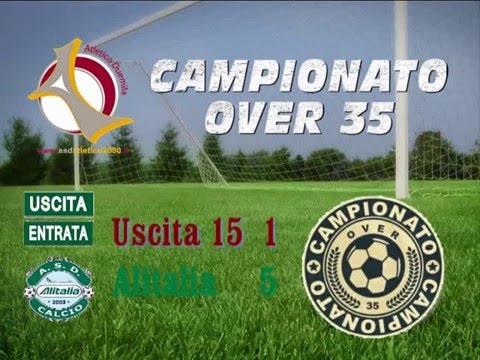 CAMPIONATO OVER 35 - SERIE A 2^ GIORNATA - USCITA 15 VS ALITALIA 1 - 5