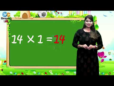 Table of 14 | Math Table of fourteen | Learn Multiplication Table of 14 x 1 = 14