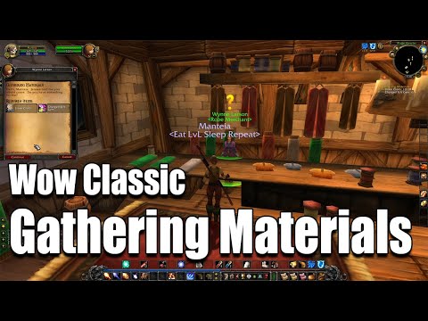 Gathering Materials Quest  - World of Warcraft Classic