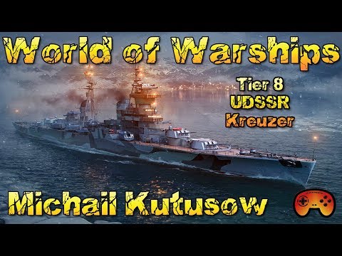 "Michail Kutusow" T8 vorgestellt ein Premiumschiff in World of Warships - Deutsch/German