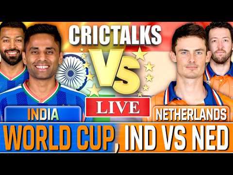 🔴 Live: IND vs NED, T20 World Cup 2026, Live Match Today Score Commentary, India v Netherlands