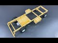 An Easy Way To Make A Truck Chassis From Ice Cream Sticks