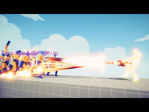 1,000,000 DAMAGE MINIGUN Vs EVERY FACTION | TABS Totally Accurate Battle Simulator