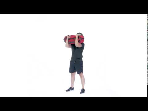 Exercice Développé militaire avec sandbag