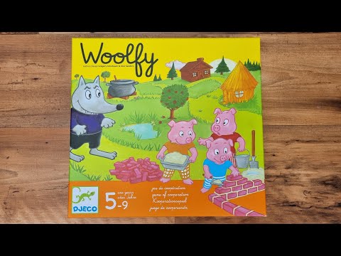 Woolfy Cooperative Kids Board Game by Djeco