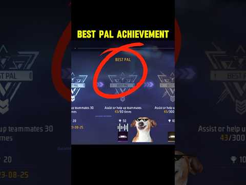 Best pal achievement free fire || how to complete all achievement mission in free fire