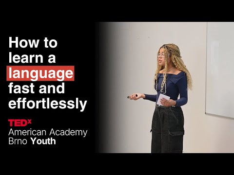 How to learn a language fast and effortlessly | Victoria Obiageli | TEDxAmerican Academy Brno