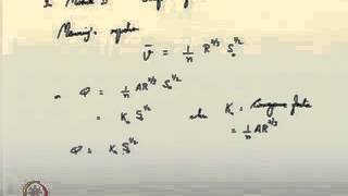 Mod-03 Lec-20 Classification of gradually varied flow - part 1