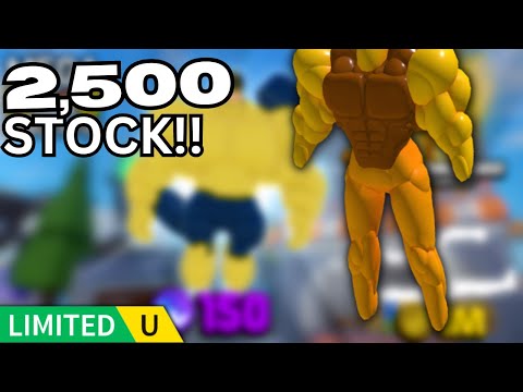 LIMITED UGC ITEM! How to get the GOLDEN BUFF SUIT in MEGA NOOB SIMULATOR on ROBLOX!