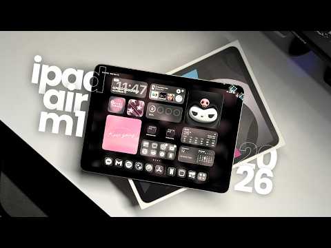 iPad Air M1 (5th Gen) unboxing, customization, accessories in 2026 ft. ESR