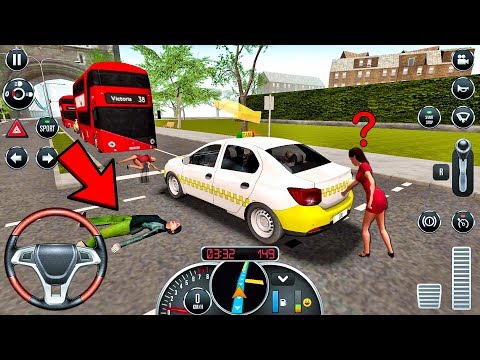 Taxi Sim 2016 # 25 - VERRÜCKTER FAHRER! Taxi-Spiel Android IOS-Gameplay