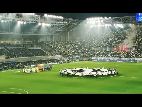 Champions League anthem Atalanta vs Sturm Graz - 21/1/2025