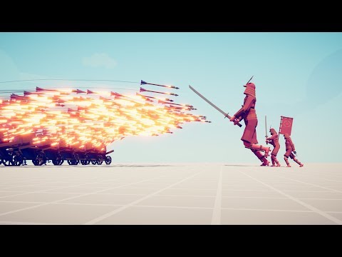 SAMURAI TRIO vs 10x EVERY UNIT - Totally Accurate Battle Simulator TABS