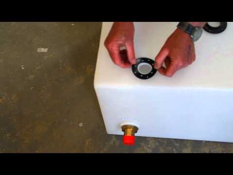 How to fit a Wema sender to a plastic tank