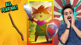 All fear me in Tunic after I got THIS weapon! #shorts #tunic