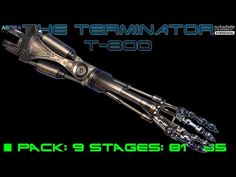Stavba Big Scale Model Terminator T-800 od Agora Models - Pack: 9, Stages: 81 - 85