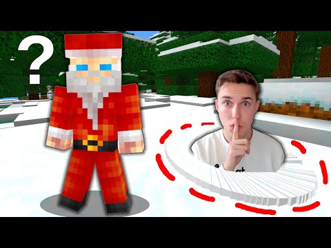 Gemmer Mig i Julemandens Base i Minecraft!!