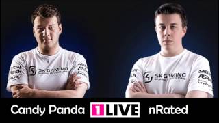 SK Gaming Candy Panda and nRated at 1Live radio station