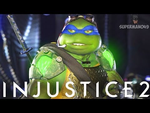 Epic Leonardo Has Awesome Combos! - Injustice 2 "Ninja Turtles" Gameplay (Online Ranked)