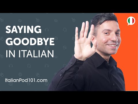 Learn Common Ways to Say Goodbye in Italian | Can Do #8