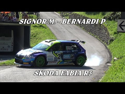 SIGNOR M. - BERNARDI P. | RALLY CARNIA 2022 | SKODA FABIA R5 | VIDEOCLIP + PASSAGGI ESTERNI