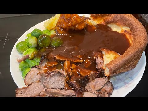 Air Fried Lamb & Huge Yorkshire Pudding