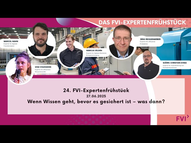 24. FVI Expertenfrühstück