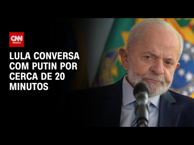Lula conversou com Putin por cerca de 20 minutos | LIVE CNN
