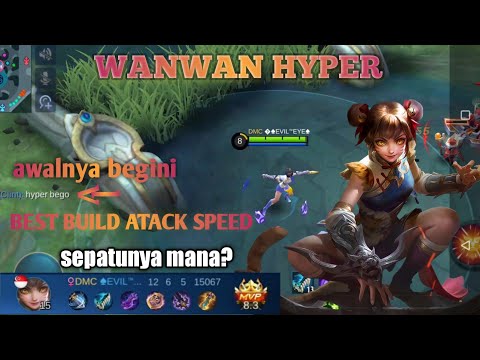 Wanwan gameplay - WANWAN Best Build ATTACK Speed 2021 -  mobile legends