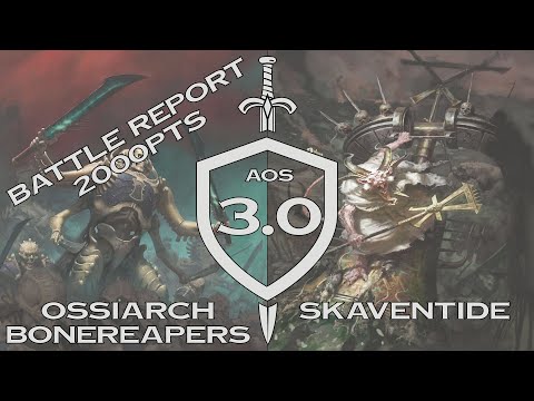 Aos 3.0 Warhammer Age of Sigmar Battle Report: Skaven vs Ossiarch Bonereapers