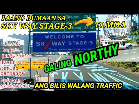 travel guide road trip / paano dumaan sa skyway stage-3 / Ang bilis walang traffic...