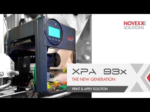 NOVEXX XPA 93X Automatic Label Dispensing Machine