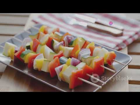 Special Caribbean Delight: Jerk Chicken & Beef Kabobs with Mango Salsa!