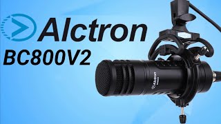 Video thumbnail for Alctron BC800V2 Dynamic Broadcast Microphone Test / Review - New version of ART D7 Thanks Podcastage by Obscure Mics