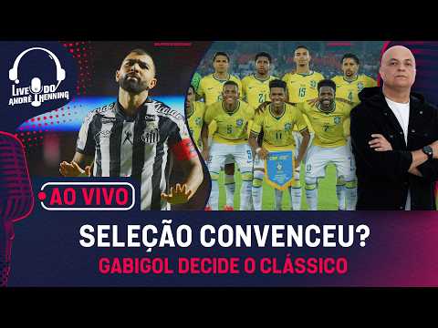 AO VIVO: BRASIL CONVENCEU NA DATA FIFA?; SANTOS VENCE O SÃO PAULO; PORTUGAL 100 % COM JJ E MAIS!