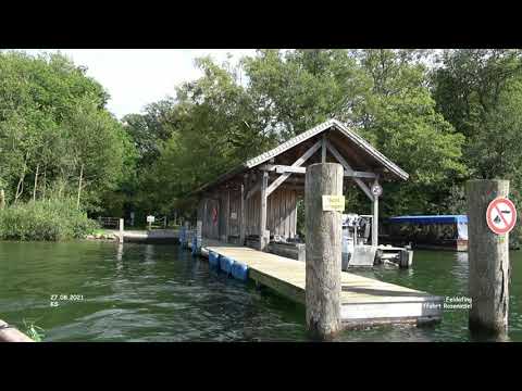Schifffahrt zur Roseninsel - Starnberger See - Feldafing