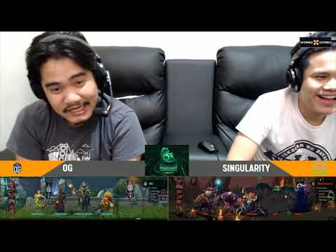 OG vs Singularity Game 1 (BO3) | WePlay! Dota 2 Tug of War: Radiant