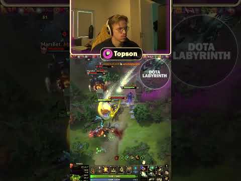 Pugna Mid With Topson Never Old #dota2 #gaming #outplay