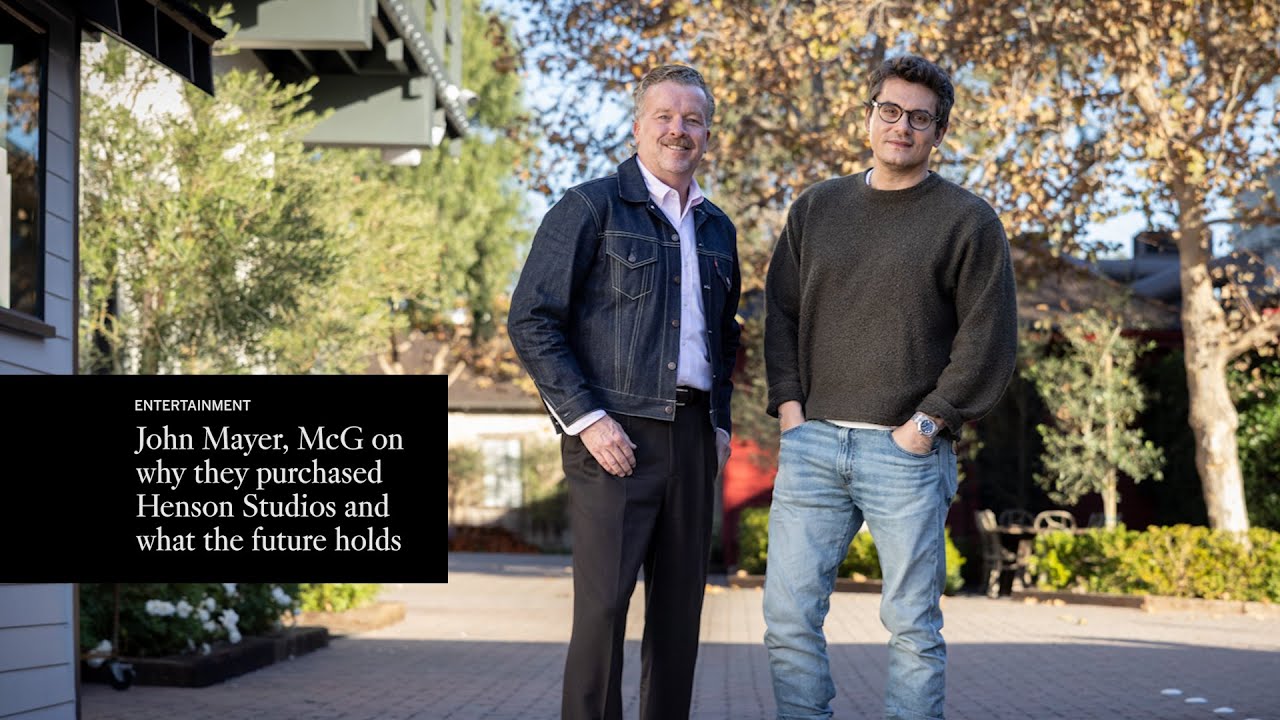 John Mayer, McG on why they purchased Henson Studios and what the future holds - YouTube