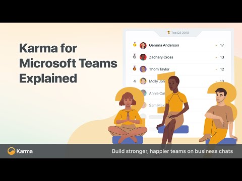 Karma Bot for Microsoft Teams Explained