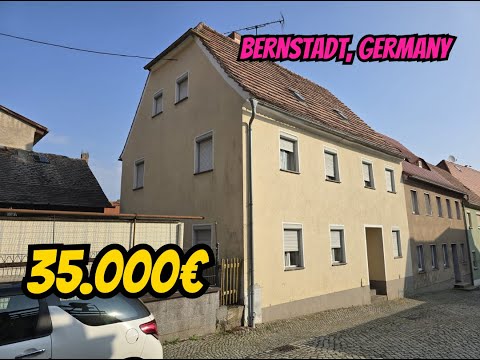 🏡 Historic End-Townhouse in Bernstadt with Loft Potential | Rent-to-Own Available! 💶🔑