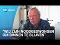 Vader tilt zoon in rolstoel naar beneden vanwege kapotte lift