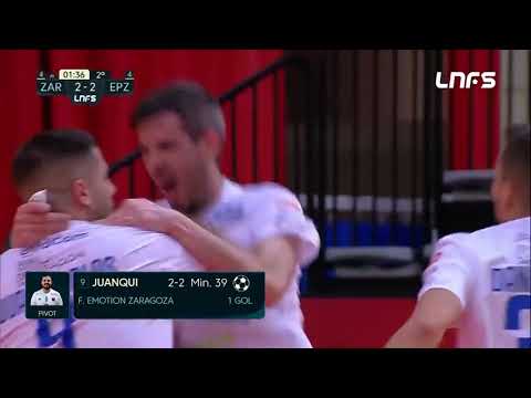 Gol Juanqui (2-2) Fútbol Emotion Zaragoza - ElPozo Murcia. J7, 1Div. LNFS