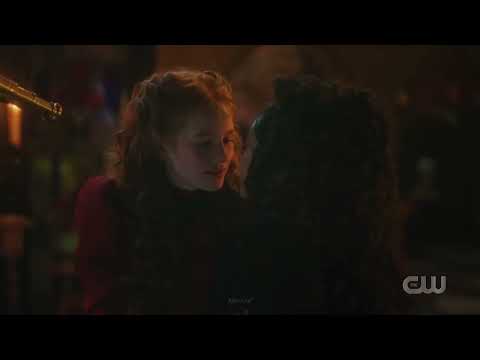 Riverdale 6x04 Kiss Scene   Abigail and Thomasina Chery and Toni #000