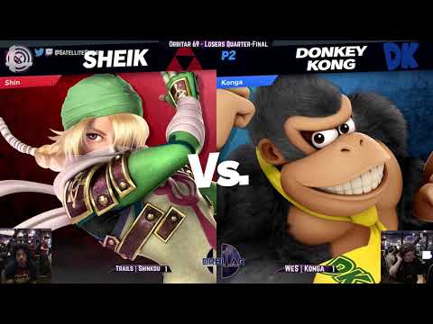 Shinkou (Sheik, Zelda) vs. Konga (Donkey Kong) - Orbitar 69 - Losers Quarters