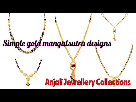 Latest Collection Of Gold  Mangalsutra Designs ||Anjali ||Anjali Jewellery Collections.
