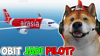 OBIT BECOMES A PILOT CRAZY!! - Roblox Indonesia