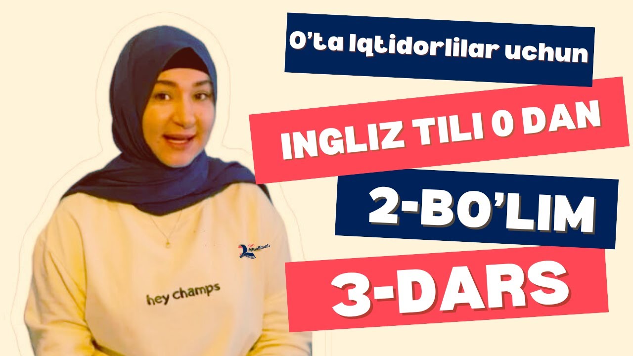 "O'ta Iqtidorlilar" uchun Ingliz tili 0'dan😋 | 3-DARS: Listening check